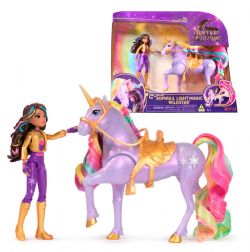L'ÉCOLE DES LICORNES - PETITE POUPÉE SOPHIA ET WILDSTAR - EFFET LUMINEUX